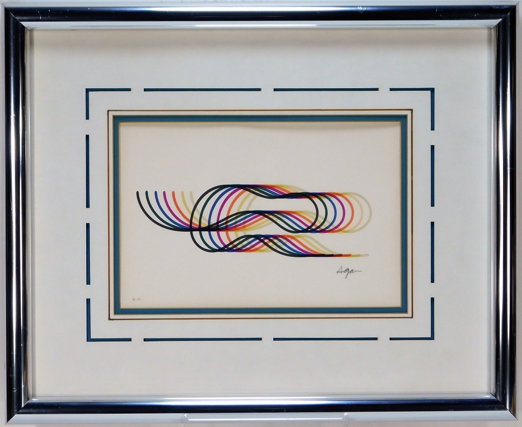 YAACOV AGAM MODERNIST OP ART