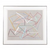 YAACOV AGAM, OP ART ABSTRACT S