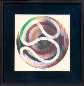 YAACOV AGAM RAINBOW SPIRAL AGA
