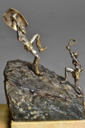 YAACOV HELLER BRONZE SCULPTURE