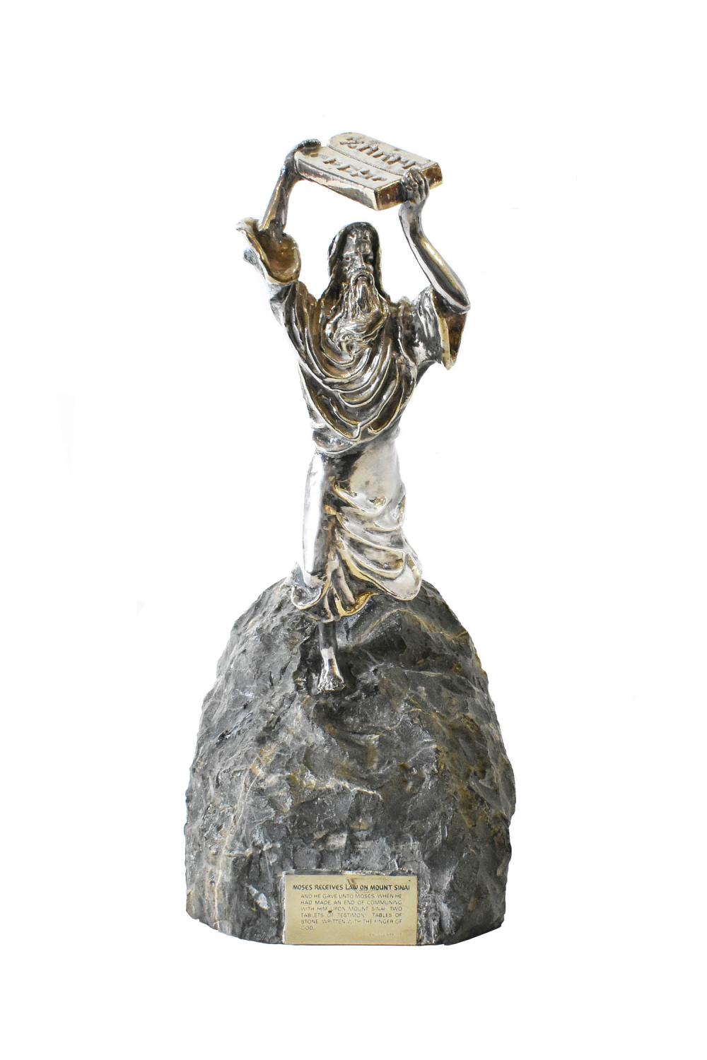 YAACOV HELLER, SILVER CLAD FIGURE