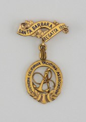 YACHTING TROPHY PIN LENGTH 2”.