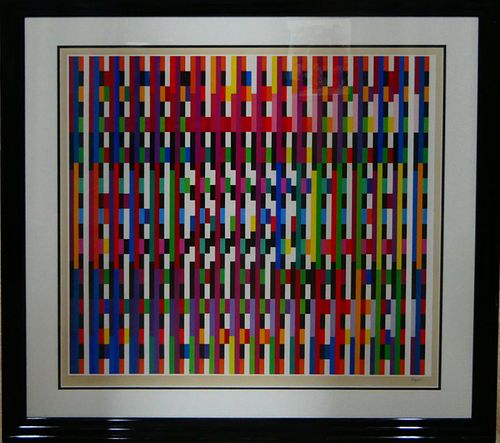 YACOV AGAM SERIGRAPH TITLED