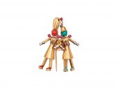 YAECHE FRERES 18K GOLD, DIAMON