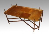 YALE BURGE BRASS TOP COFFEE TA