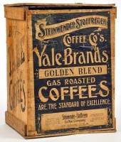 Yale Coffee Crate. <br />
Des