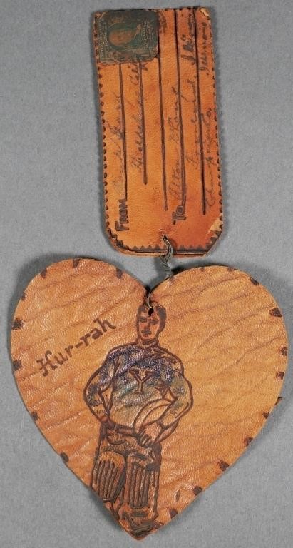 YALE FOOTBALL EARLY 1900S LEATHER