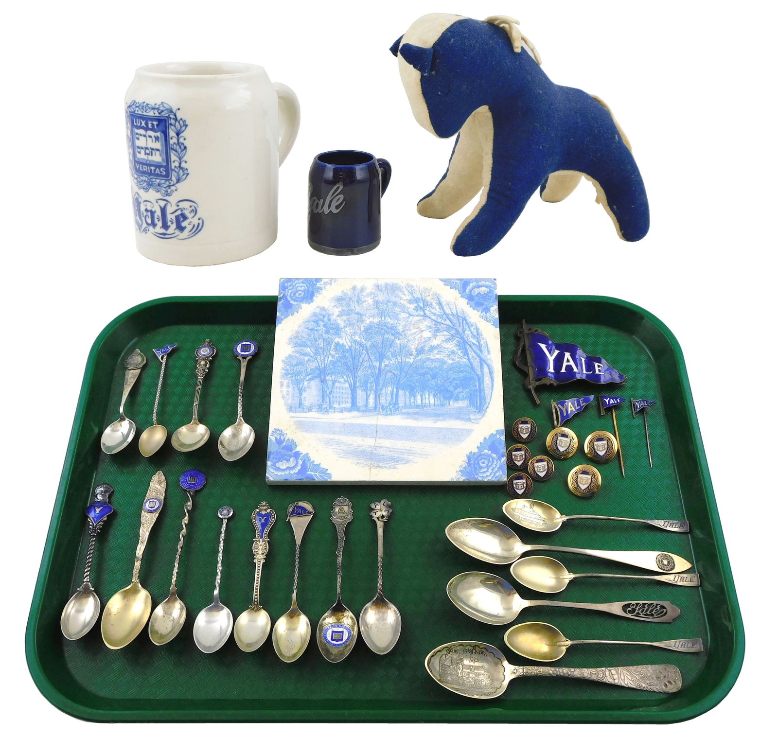 YALE MEMORABILIA: EIGHTEEN SOUVENIR