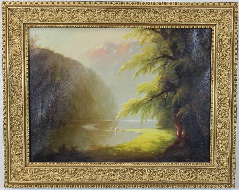 YAMAGUCHI (JAPAN, 20TH CENTURY) OIL