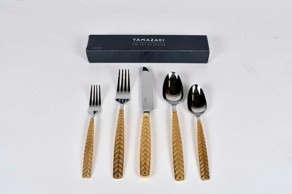 YAMAZAKI GOLD PLATED FLATWARE