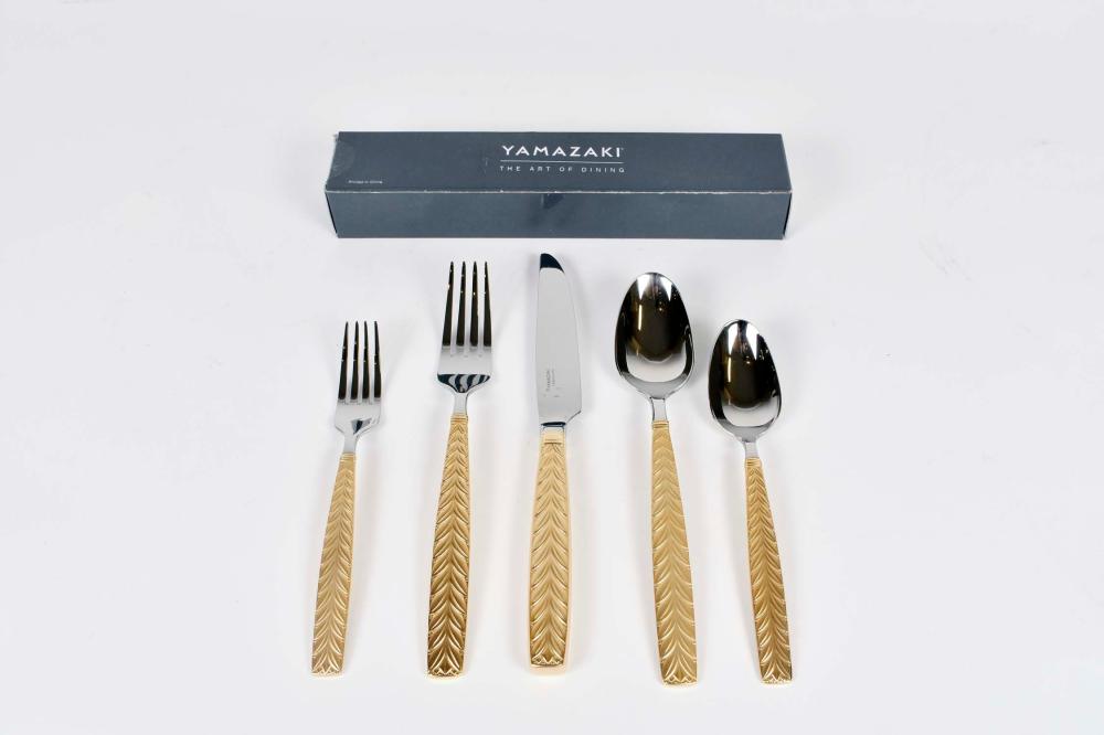 YAMAZAKI GOLD PLATED FLATWARE