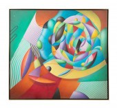 YANKEL GINSBURG, 'BLUE ROSE' A