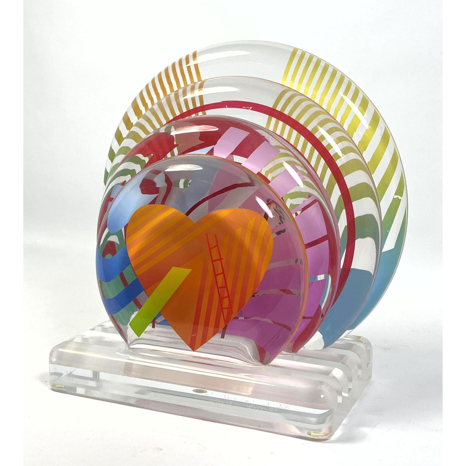 Yankel Ginsburg lucite acrylic