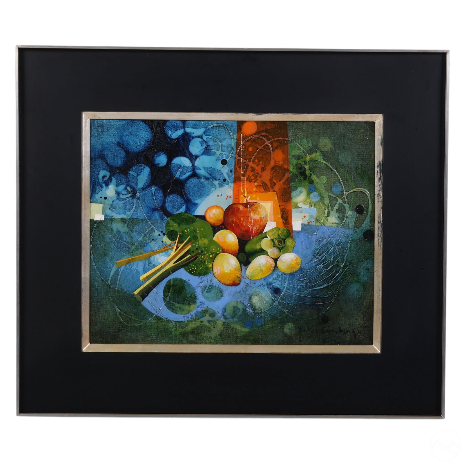 YANKEL GINZBURG B1945 ABSTRACT