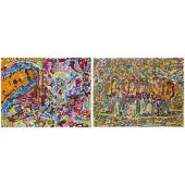 YANNI POSNAKOFF, (2) PAINTINGS