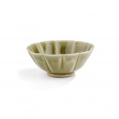 YAOZHOU CELADON-GLAZED FOLIATE