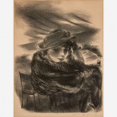 YASUO KUNIYOSHI "CAFE NO. 2" P