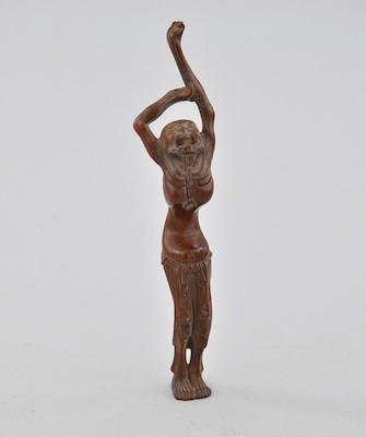Yawning Sennin Netsuke by