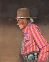 YAZZ, PORTRAIT OF NAVAJO MAN,