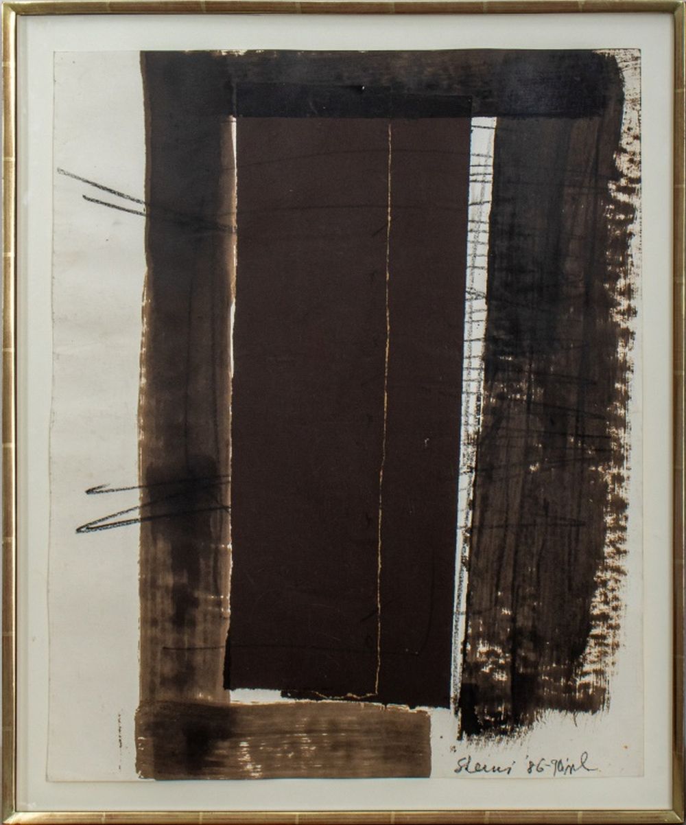 YEHIEL SHEMI ABSTRACT EXPRESSIONIST