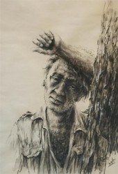 YEHUDA, PORTRAIT OF MAN, MIXED