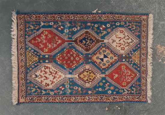 Yelameh rug Iran circa 1975 3.7 x 5