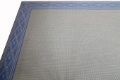 YELLOW AND BLUE BROADLOOM CARP