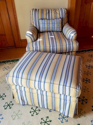 YELLOW AND BLUE STRIPE