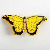 YELLOW BUTTERFLY CLIP - ROYAL