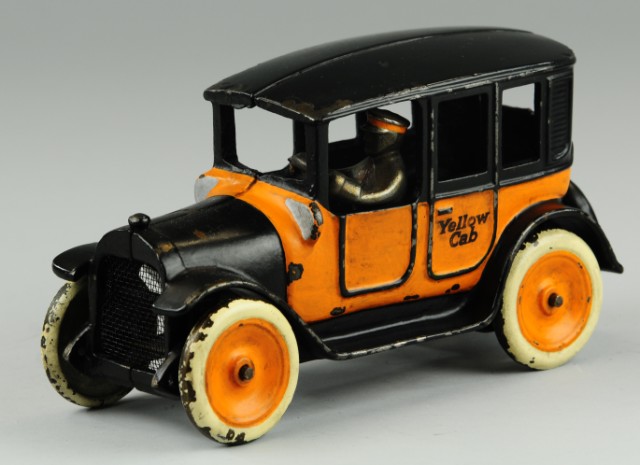 YELLOW CAB Arcade cast iron