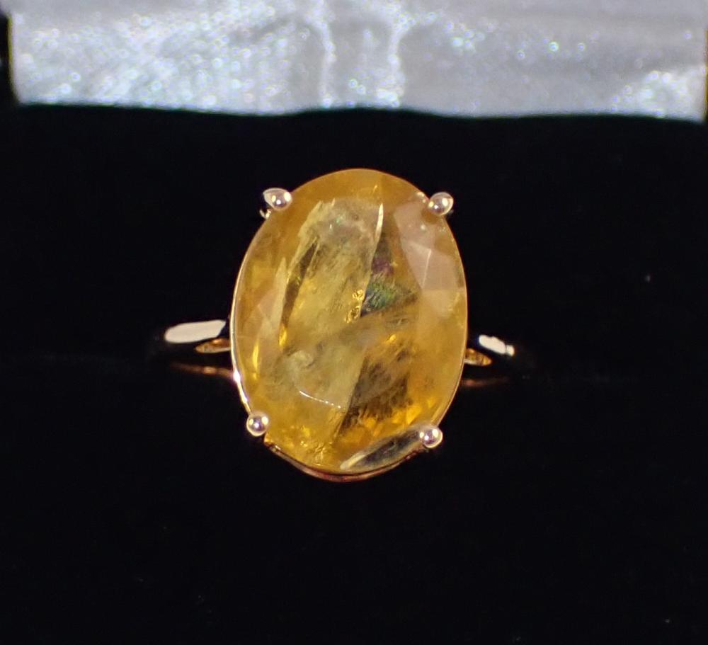 YELLOW FLUORITE AND FOURTEEN