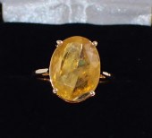 YELLOW FLUORITE AND FOURTEEN K