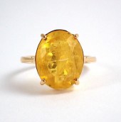 YELLOW FLUORITE AND FOURTEEN K