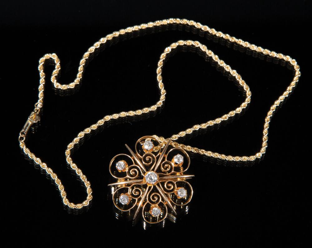 YELLOW GOLD AND DIAMOND