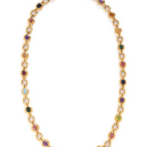 YELLOW GOLD AND MULTIGEM