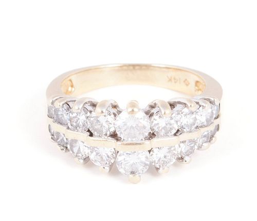 YELLOW GOLD DIAMOND RINGYELLOW GOLD