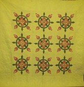 YELLOW GROUND "BERRY WREATH" P