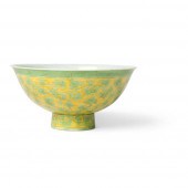 YELLOW-GROUND GREEN-ENAMELLED