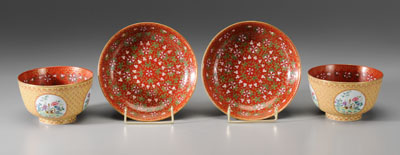Yellow-Ground Porcelain Bowls,