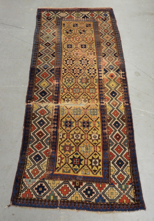 YELLOW KAZAK ORENTIAL ESTATE CARPET