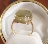 YELLOW LABRADORITE AND FOURTEE