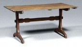 Yellow pine harvest table, thr