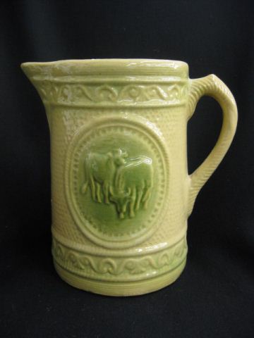 Yelloware Pottery Pitcher cow