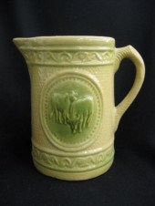 Yelloware Pottery Pitcher cow
