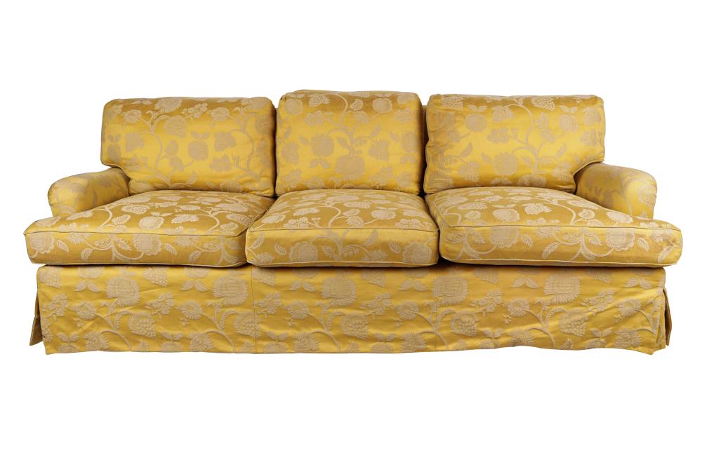 YELOW UPHOLSTERED SOFACondition: