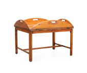 YEW WOOD & PINE BUTLERS TRAY O
