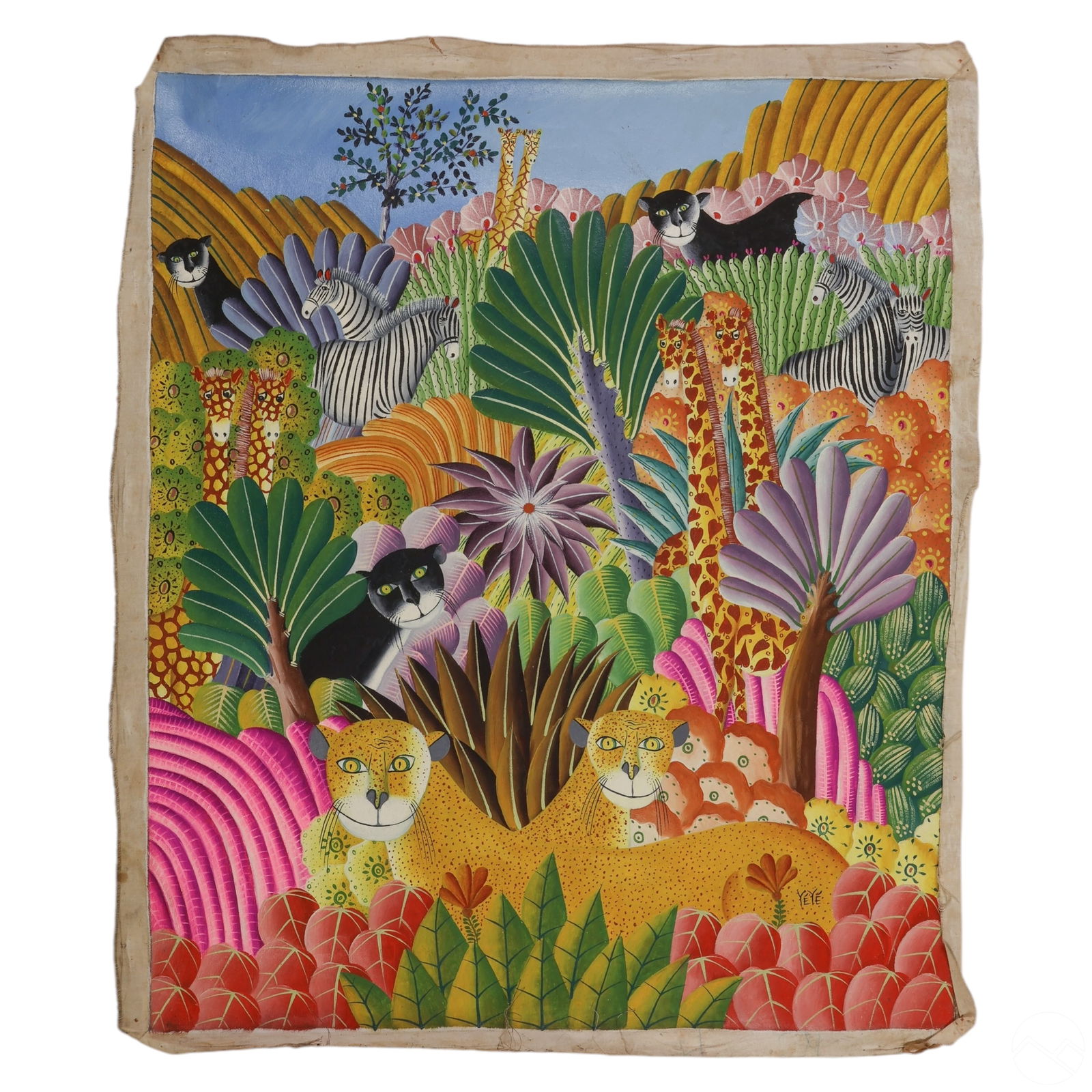 YEYE 20C HAITIAN SCHOOL JUNGLE