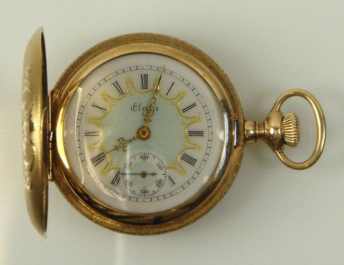 YGF ladies HC Elgin pocket watch,