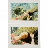 YIGAL OZERI, PAIR OF SILKSCREE