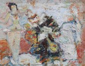YITZHAK FRENKEL-FRENEL OIL ON